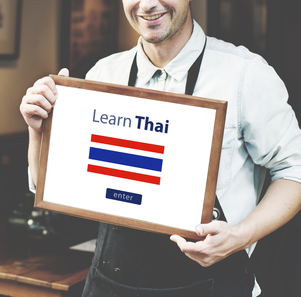Plakat: Thailändisch Lernen