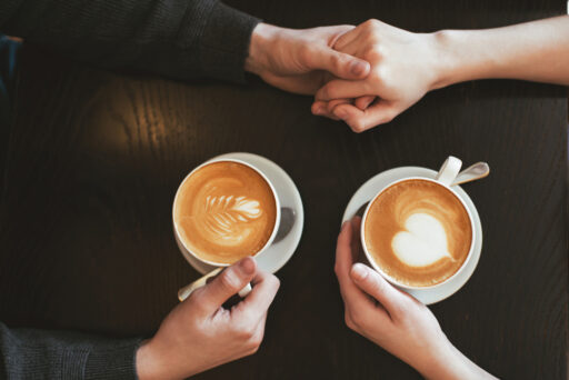 Liebe im Cafe