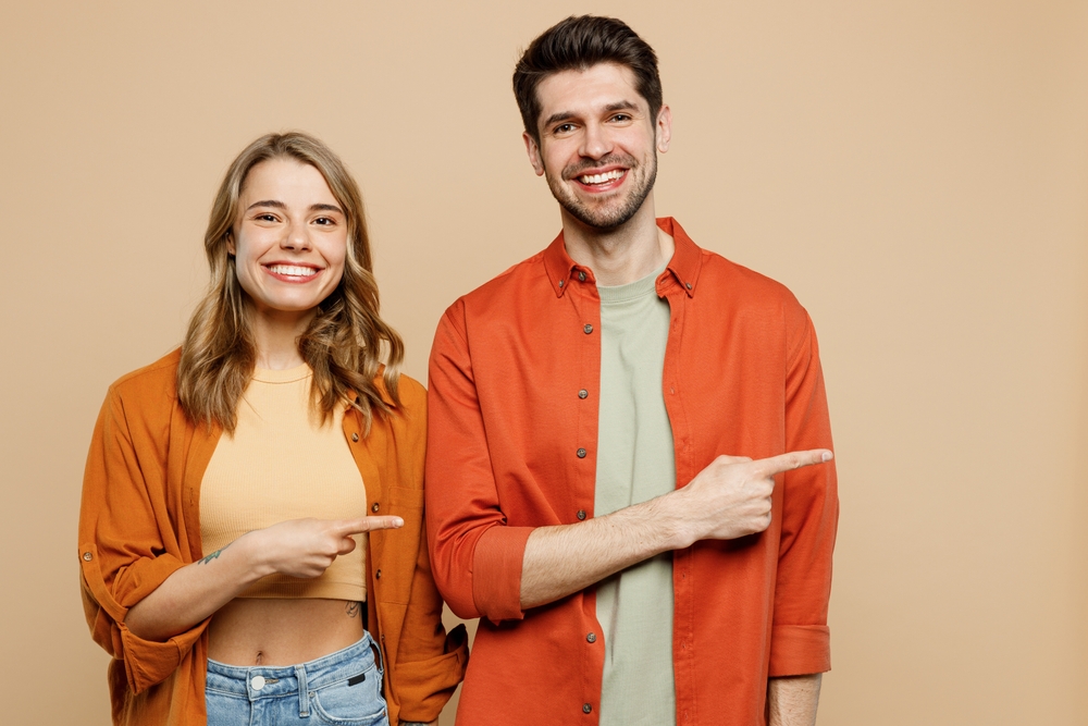Mann und Frau als eingespieltes Team