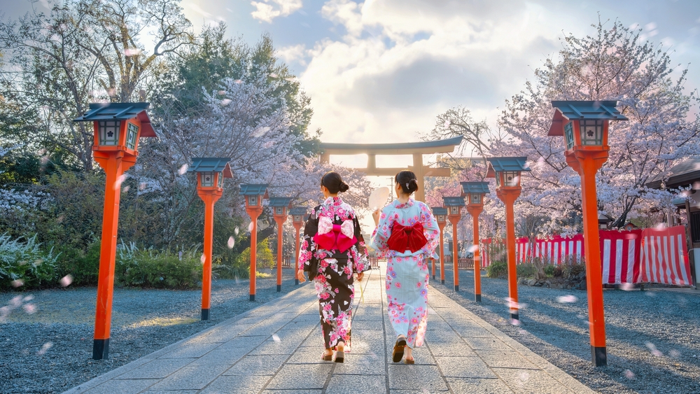 Spaziergang in Japan