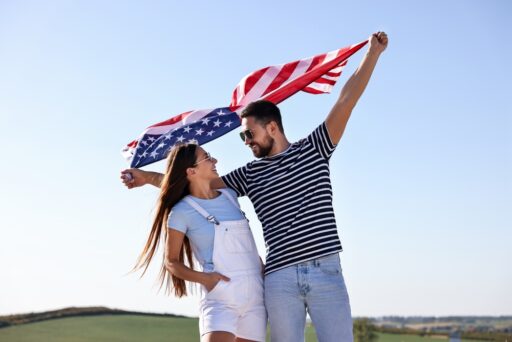 Paar in den USA